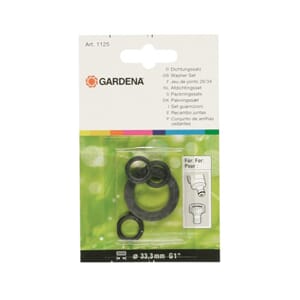 Pakningsett til gardena 3stk o-ring 1stk pakning 3/4