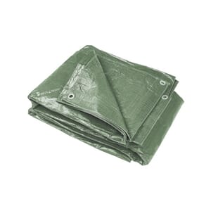 Presenning grønn 4x6m 130gram