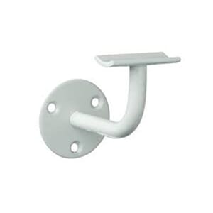 Gelenderholder hvit plakk 1stk rekkverk