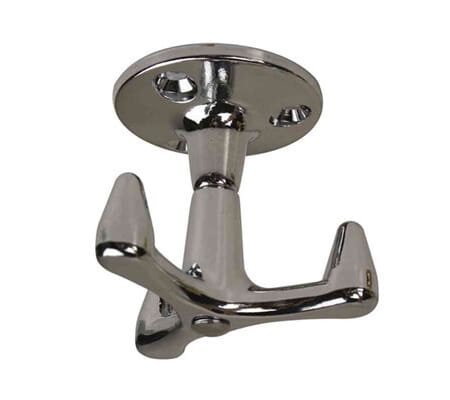 Takkrok dreibar 45mm krom garderobekrok Pn-B