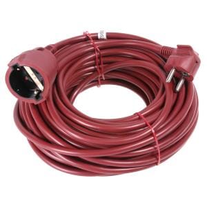 Skjøteledning 20m rød