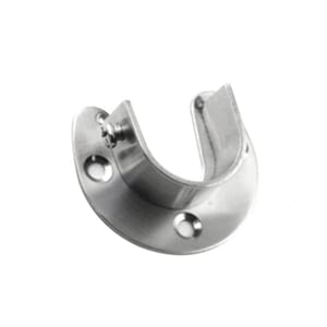 Holdere for garderobestang 25mm rør krok