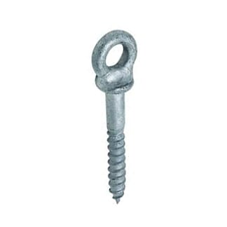Øyebolt med tregj. fast 10x75mm galv - Skruen.no