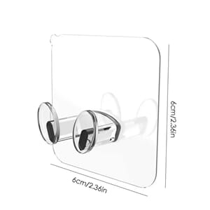 Kontaktholder selvklebende i plast 1stk krok barberhøvelhold