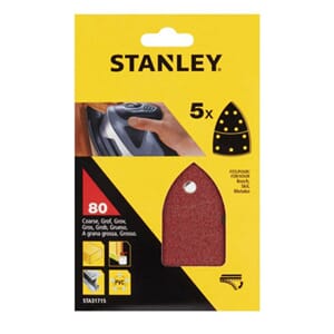 Slipepapir delta K80 5pk standley