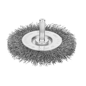 Drillbørste stor 75mm standley stålbørste