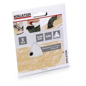 Slipepapir delta K40 malingfjerner 90x90x90mm 5stk