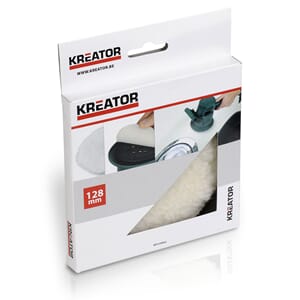 Polerhette 128mm lammeull borrelås ull