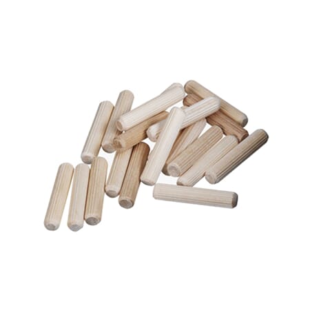 Treplugg 6x30mm 50pk Runde Stanly
