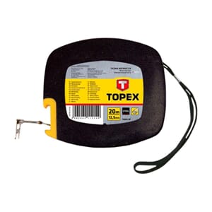 Målbånd 20meter med krok nylon