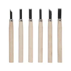 Huggjernsett i 6 deler mini gavetilhan