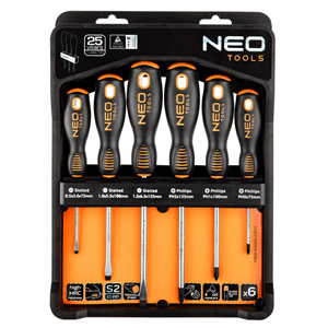 Skrutrekker sett 6deler skrujern