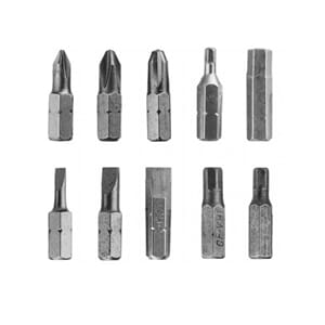 Bitssett 10deler 25mm