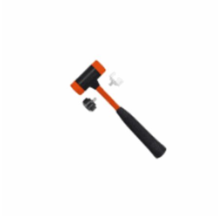 Hammer oppretter med 2 utskiftbare ekstra hoder