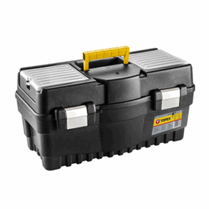 Verktøykasse 55cm sort/gul