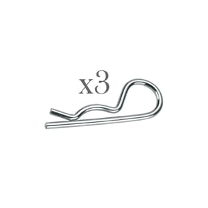 Hårnålsplint 3stk 3cm lange forsinket