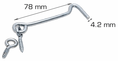 Kastekrok 78×4,2mm elf