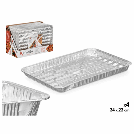Grillbrett former alu 4pk 23x34x2,5cm