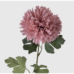 Kunstig rosa blomst 54cm