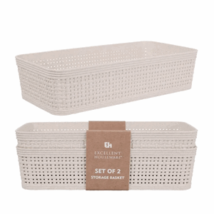 Kurv plast 2pk 25,5x13,3cm