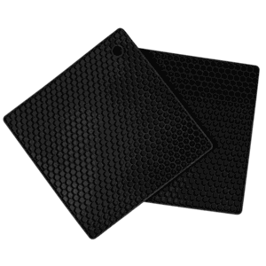 Gryteklut i silikon 1par sort