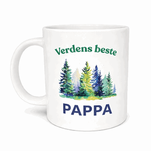 Kopp verdens beste pappa skog
