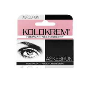 Kolokrem askebrun øyenbrynsfarge