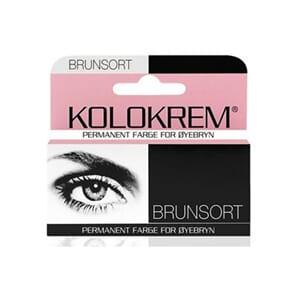 Kolokrem brunsort øyenbrynsfarge