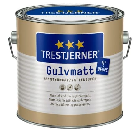 Lakk 3liter gulvmatt Scanox helt matt