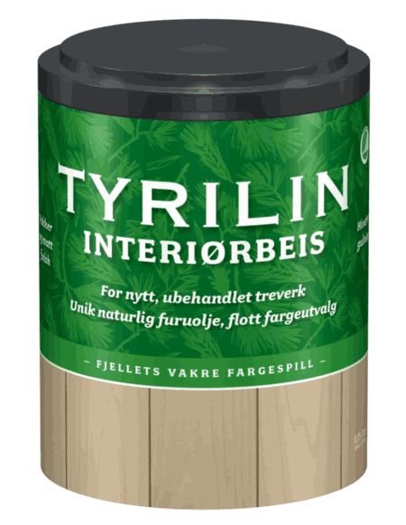 Interiørbeis klar-base 0,68liter Tyrilin NY