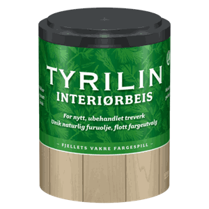 Interiørbeis klar-base 0,68liter Tyrilin NY