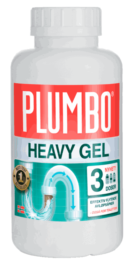 Avløpsrens gel heavy plumbo