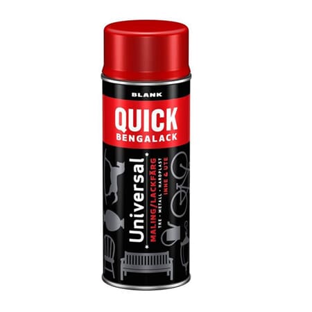 Spray 83 signalrød Quick blank bengalack