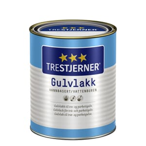 Lakk 0,68liter halvbl  vannb trestjerners gulv