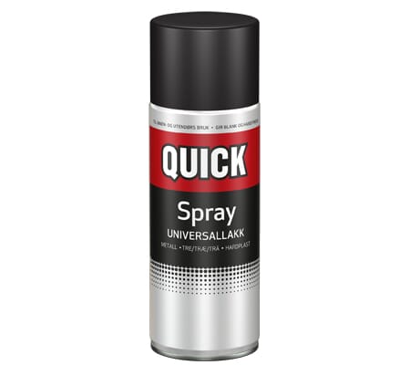 Spray varmebestand sort Quick bengalack