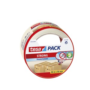 Tape pakketape klar 50mmx66m støysvak Jordan