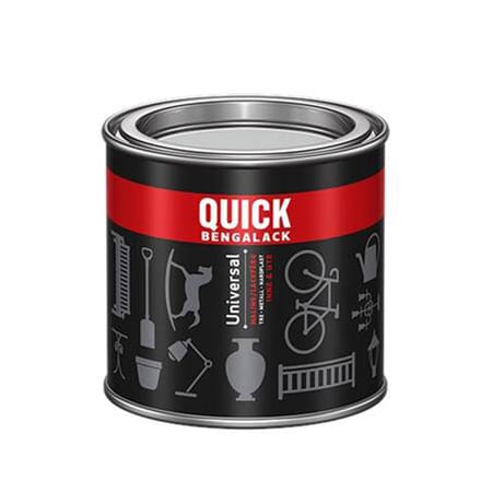 Maling uni 301 0,25L hvit silkematt universal quick