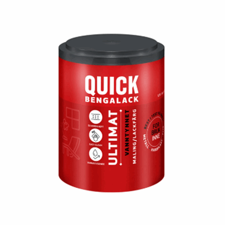 Quick Ultimat Kl.Hvit-base 0.68L Bengalack scanox
