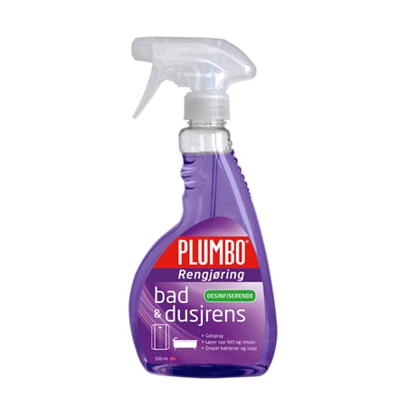 Spray dusjrens 500ml lilla plumbo clean