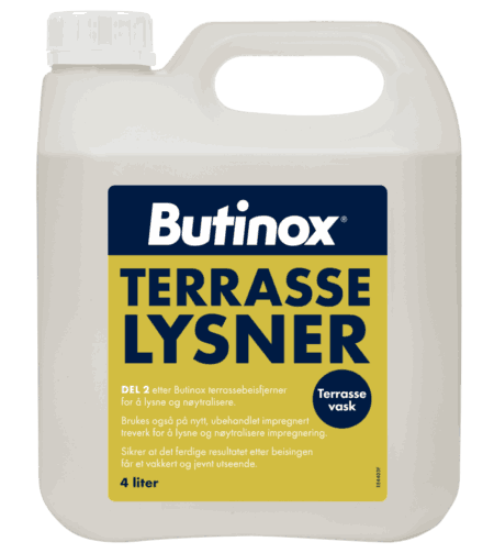 Terrasse terrasselysner 4liter butinox del 2 GUL