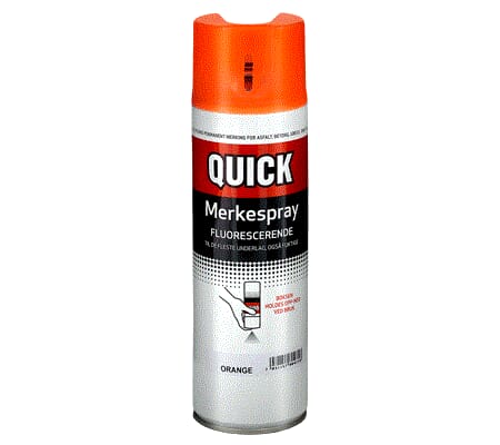 Spray merkespray orange 500ml boks Quick