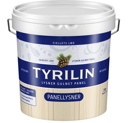 Panellysner 2,7liter panelhvit Tyrilin