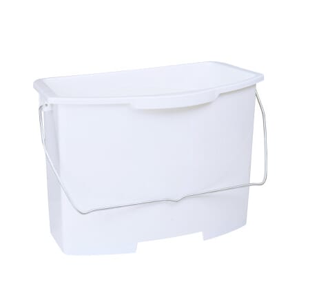 Bøtte malerullbøtte 12liter hvit 30cm Jordan