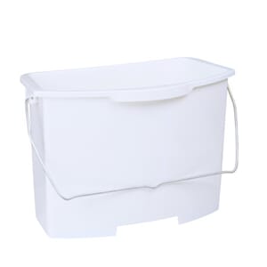 Bøtte malerullbøtte 12liter hvit 30cm Jordan