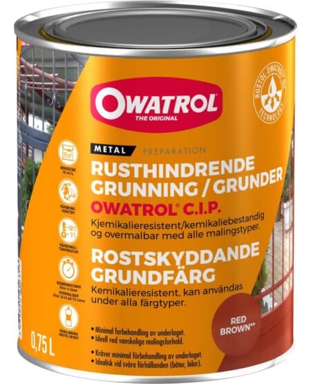 Rusthemmende Owatrol 0,75l grunning
