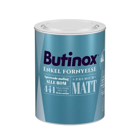 Maling hvit base alle rom 0,68liter helmatt03