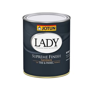 Maling matt3 hvit 0,68liter lady supreme panel