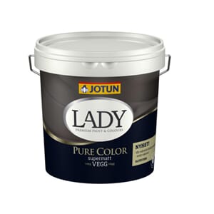 Lady pure color hvit-base 3liter Jotun