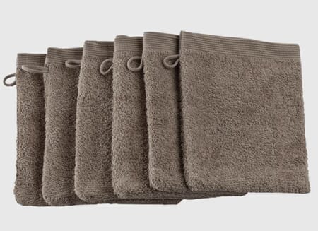 Håndkle vaskeduk walnut