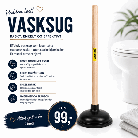 Vasksuger med skaft